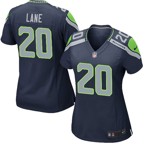 Women's Game Jeremy Lane Nike Jersey Navy Blue Home - #20 NFL Seattle Seahawks